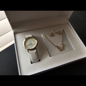 Watch and jewelry set